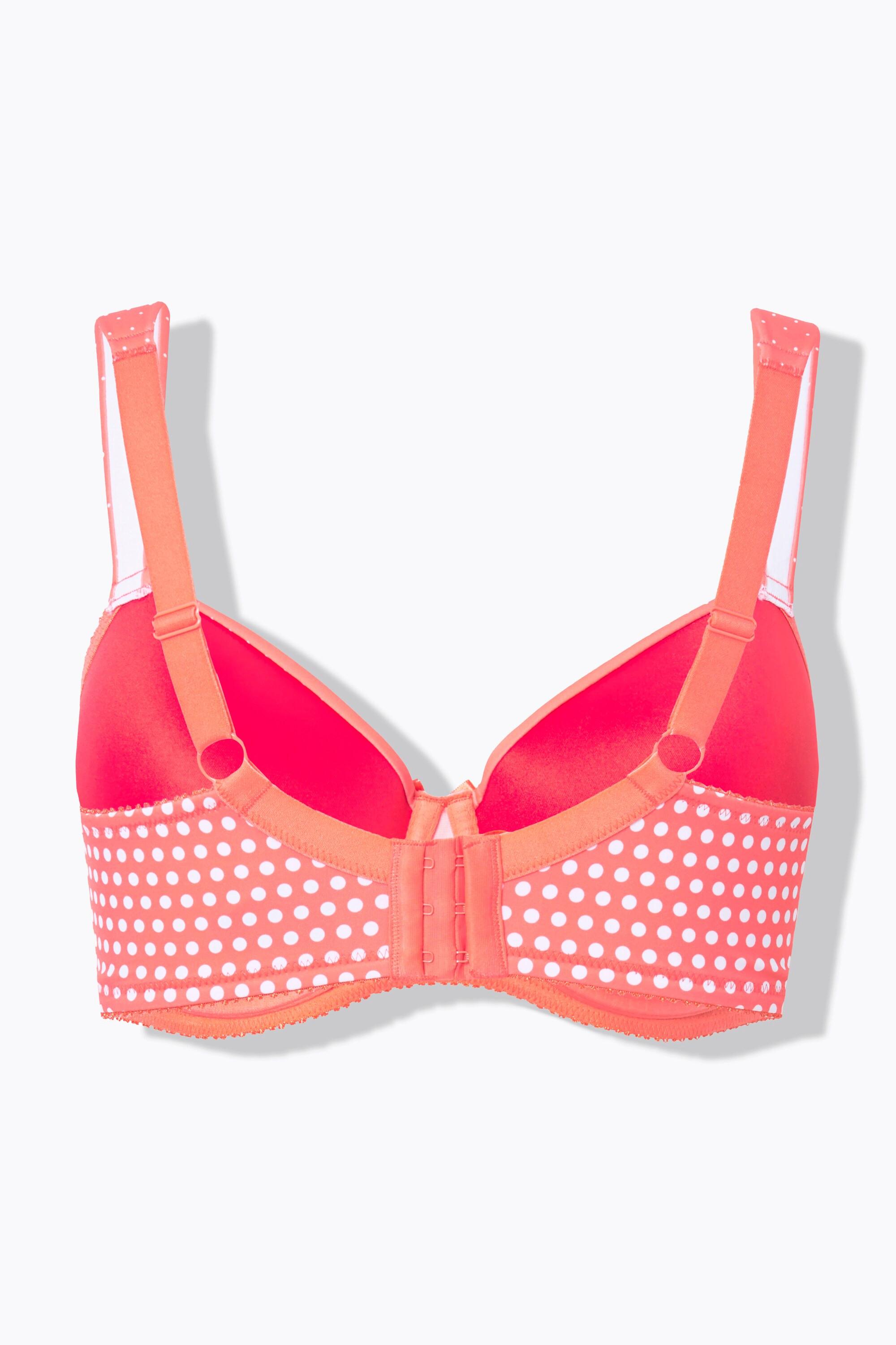 Ulla Popken Bügel-BH, Punkte, Softcups, Cup B - F