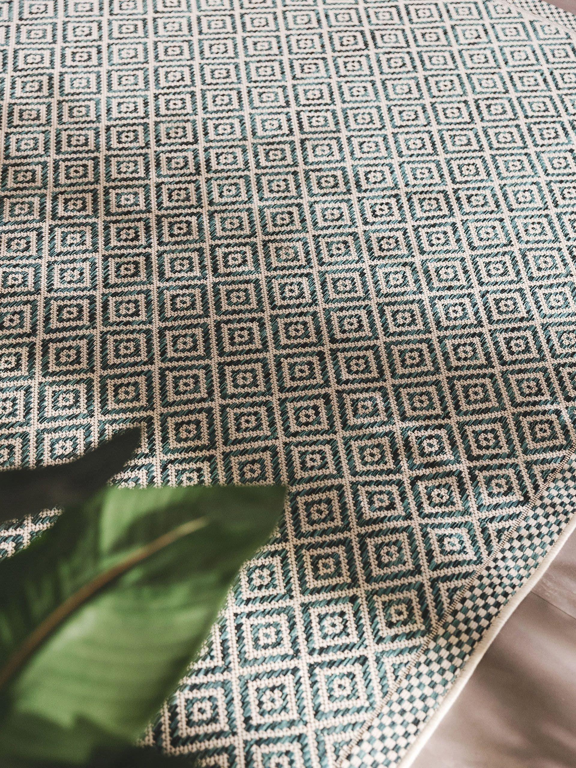 Benuta In- & Outdoor-Teppich Cleo Blau