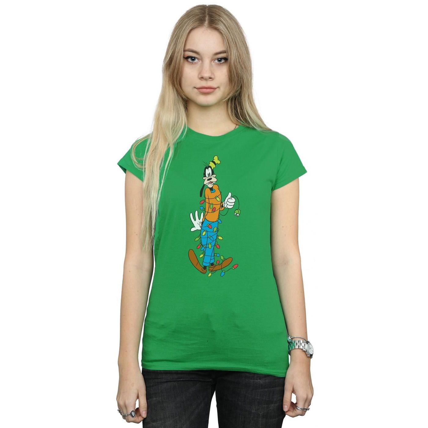 Disney Goofy Christmas Lights T-Shirt