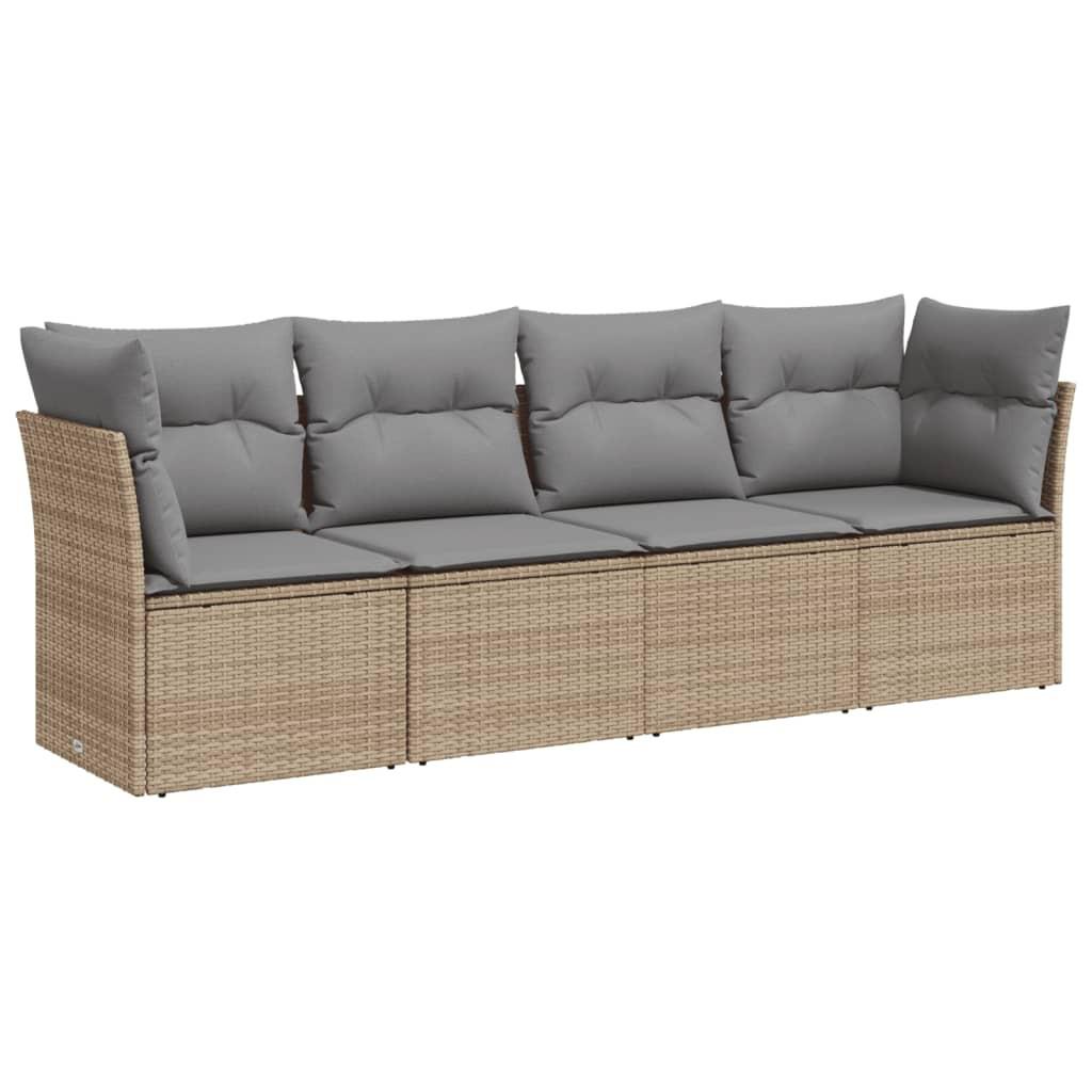 VidaXL Garten sofagarnitur poly-rattan