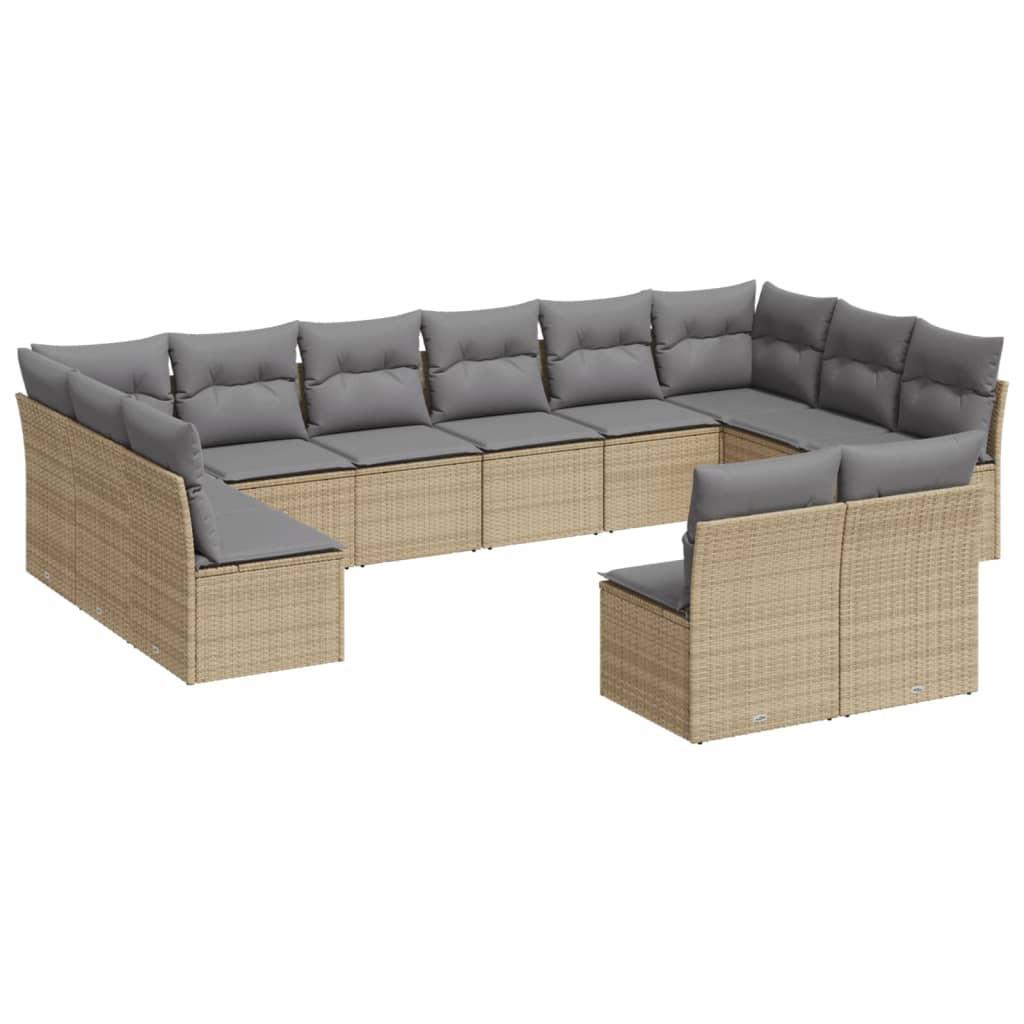 VidaXL Garten sofagarnitur poly-rattan