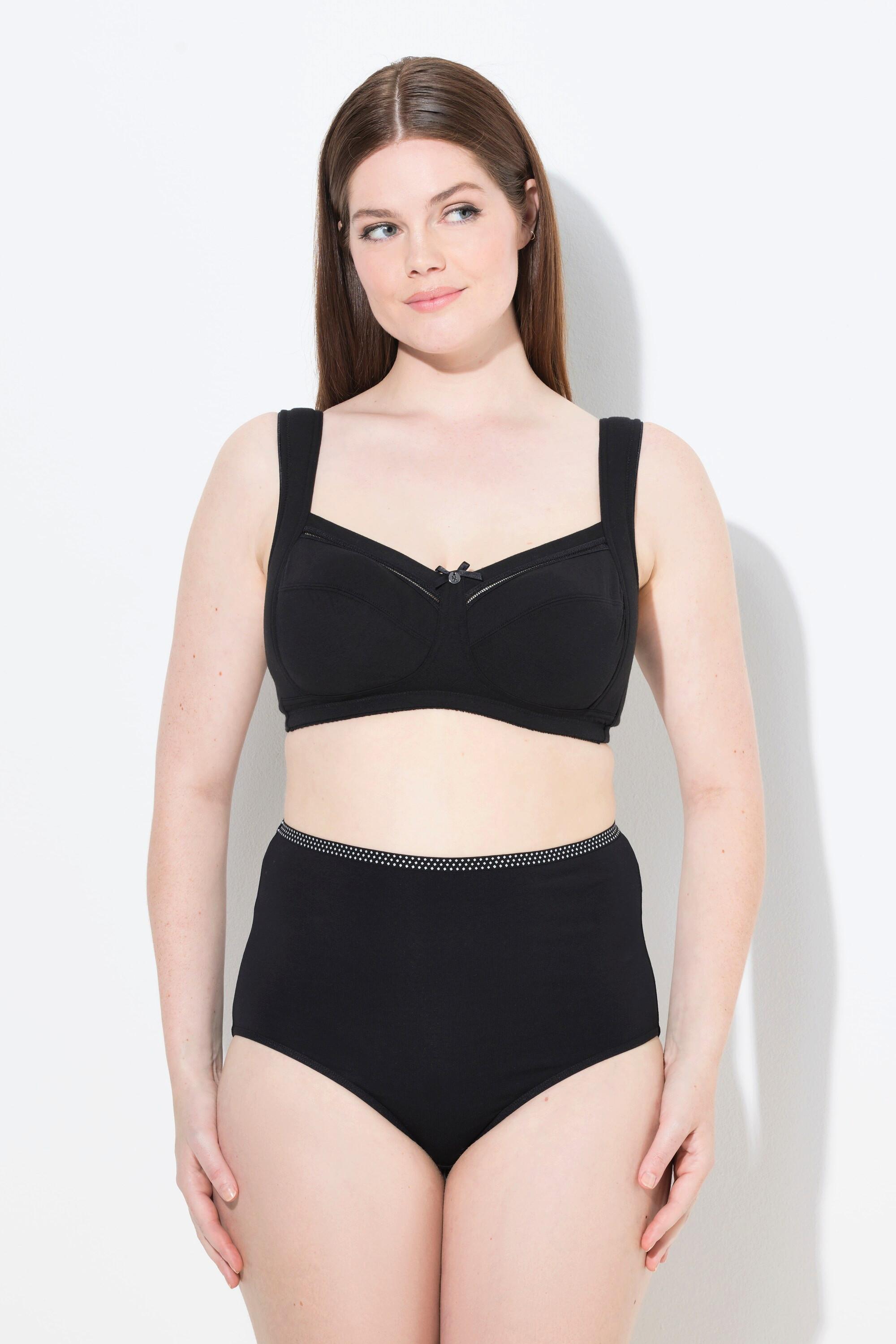 Ulla Popken Entlastungs-BH, bügellos, Spitze, Cup C-H