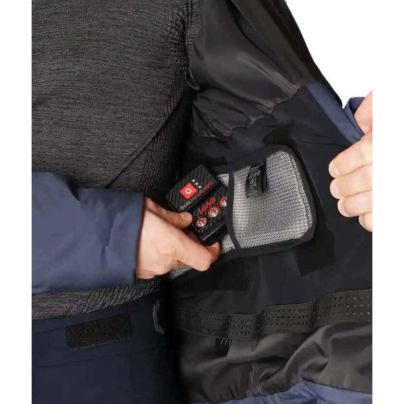 Lenz beheizbare wasserdichte jacke, daen r2h