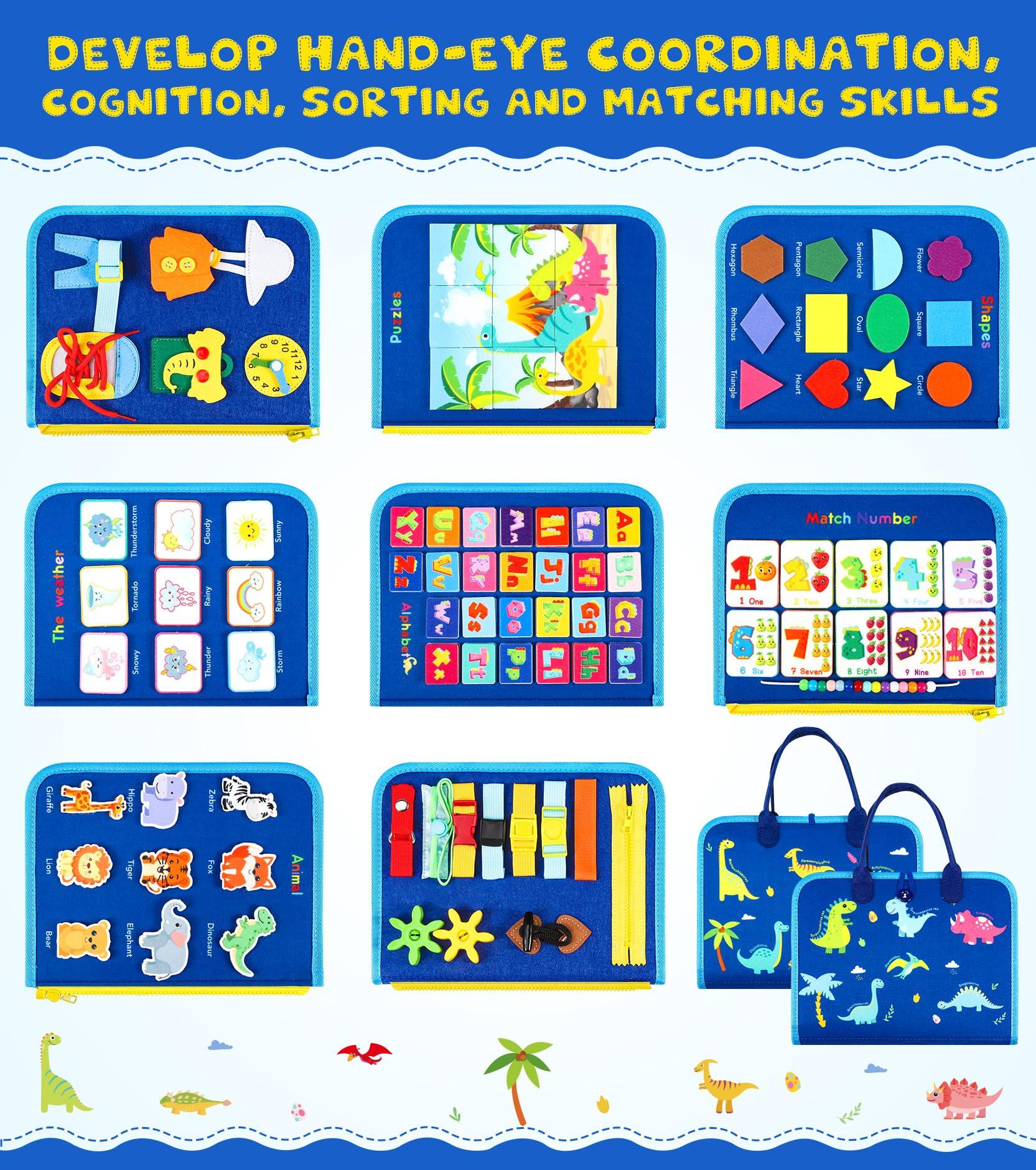 Activity-board Busy Board für Kinder - Activity Board | Motorik-Lernspielzeug