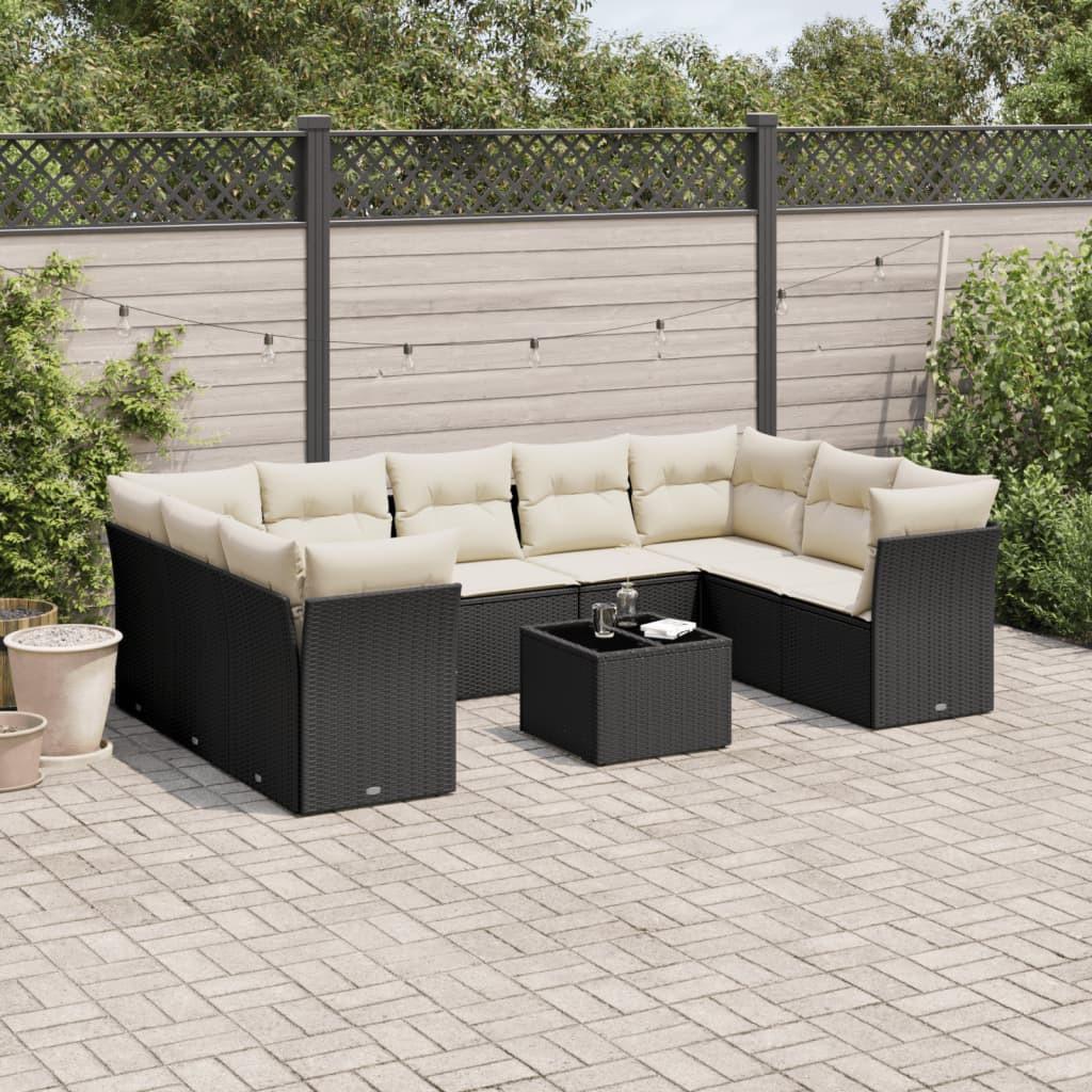 VidaXL Garten sofagarnitur poly-rattan