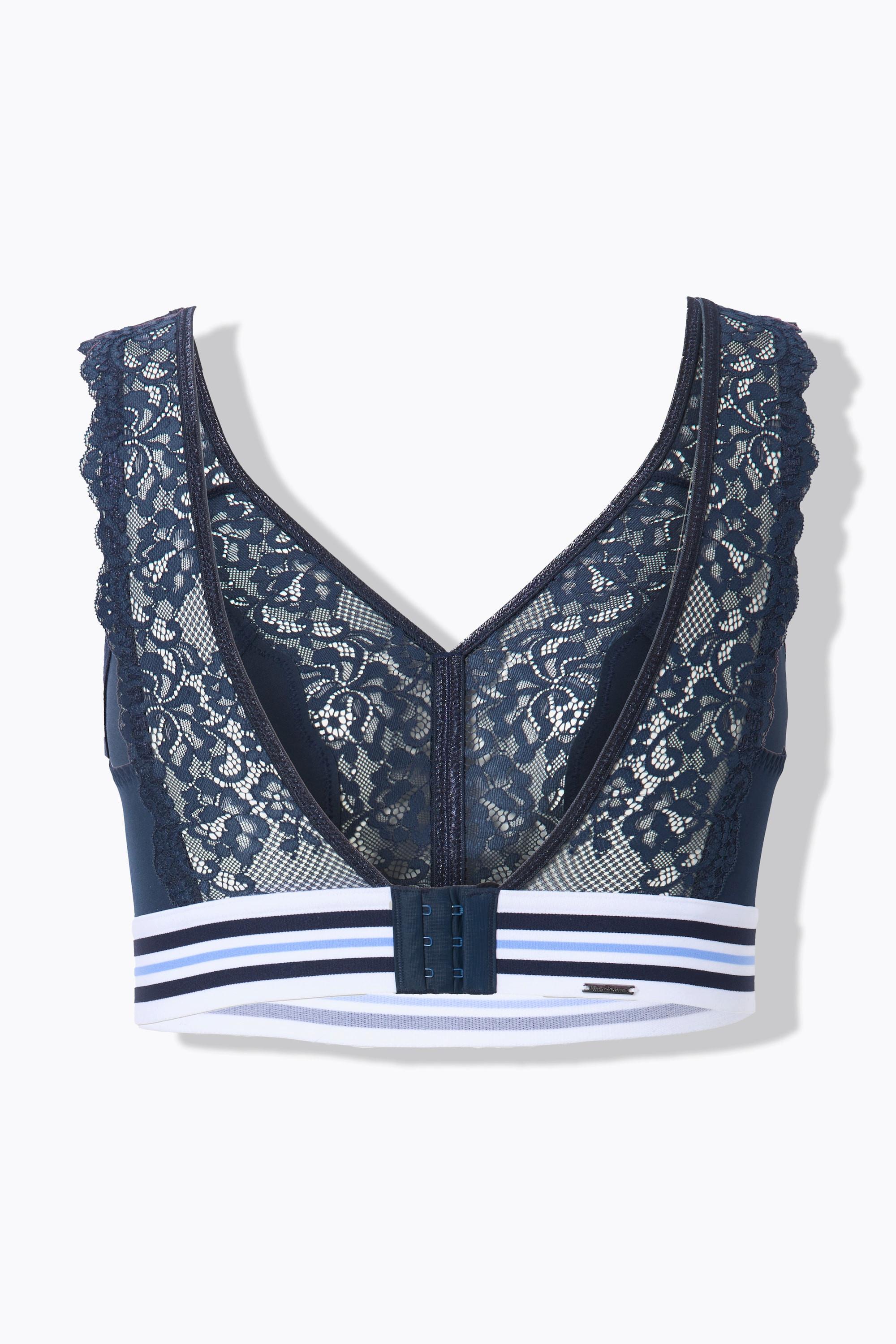 Ulla Popken Minimizer-Bralette, Spitze, ohne Bügel