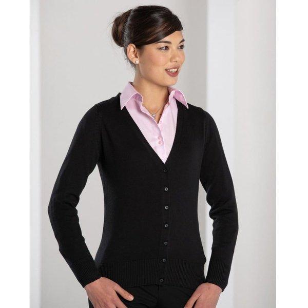 Russell Collection Strickjacke mit VAusschnitt