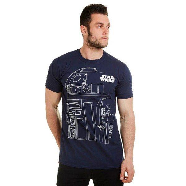 STAR WARS Star Wars R2-D2 Outline Grafikdruck T-Shirt