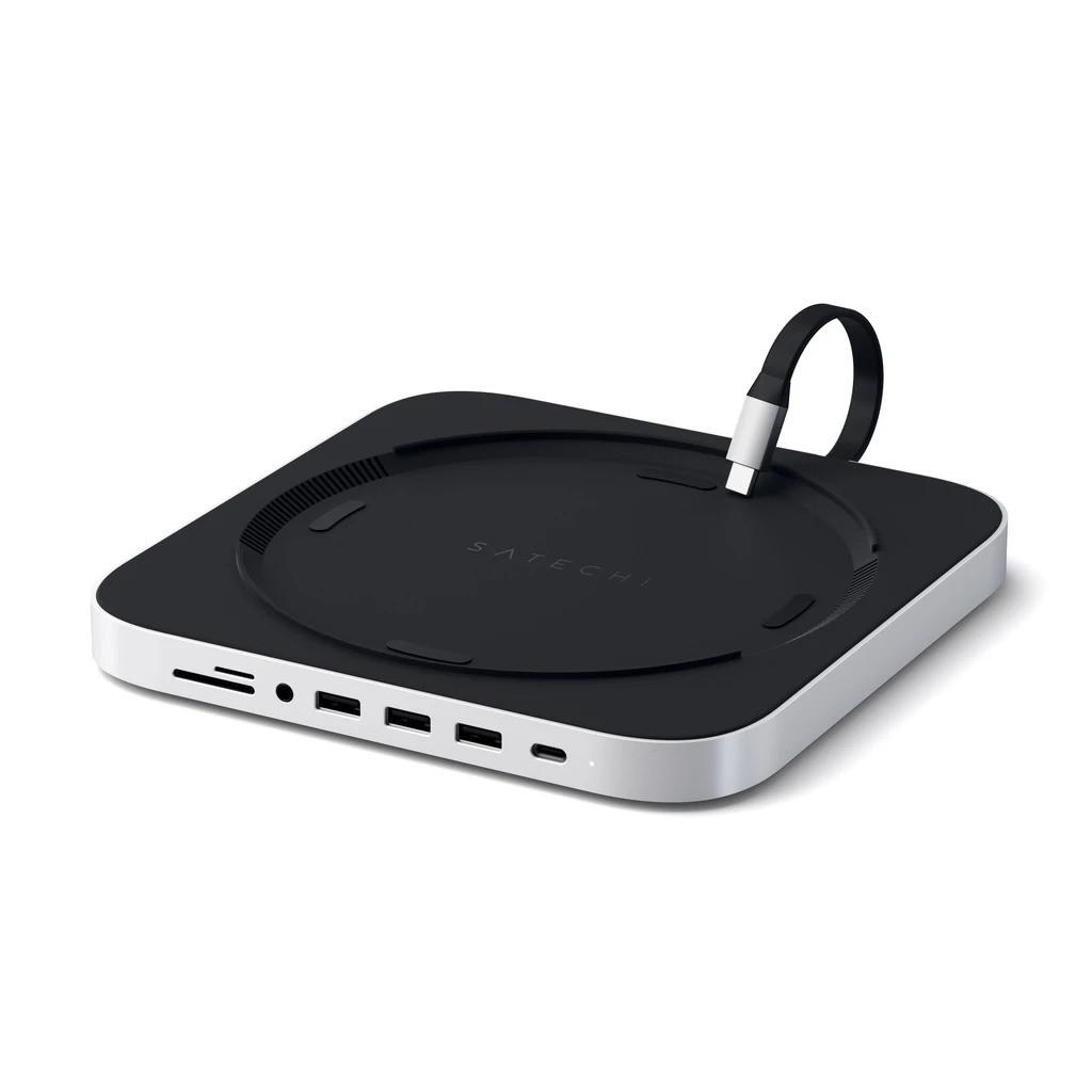 SATECHI USB-C Aluminium Stand & Hub für Mac Mini