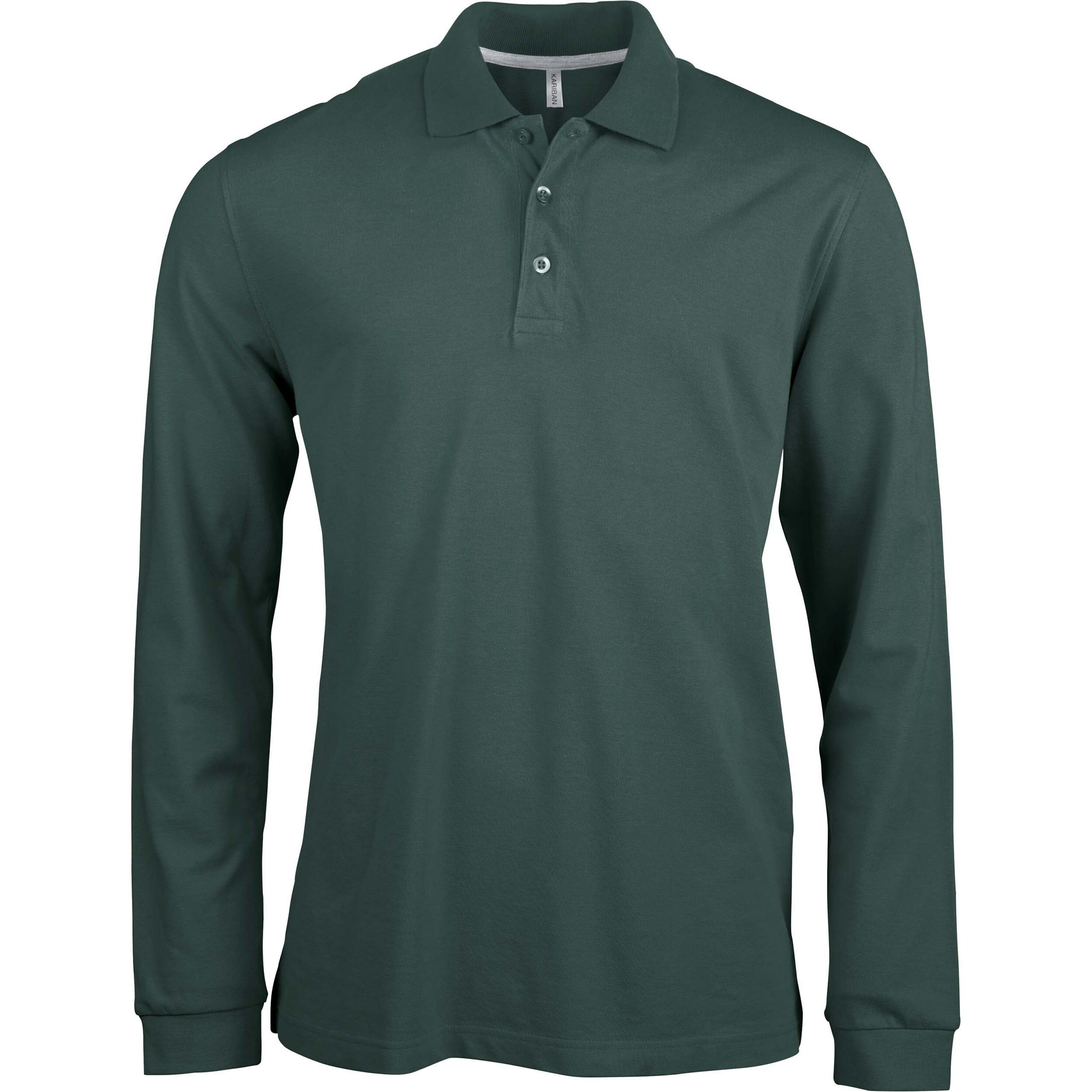 Kariban Langärmeliges Poloshirt