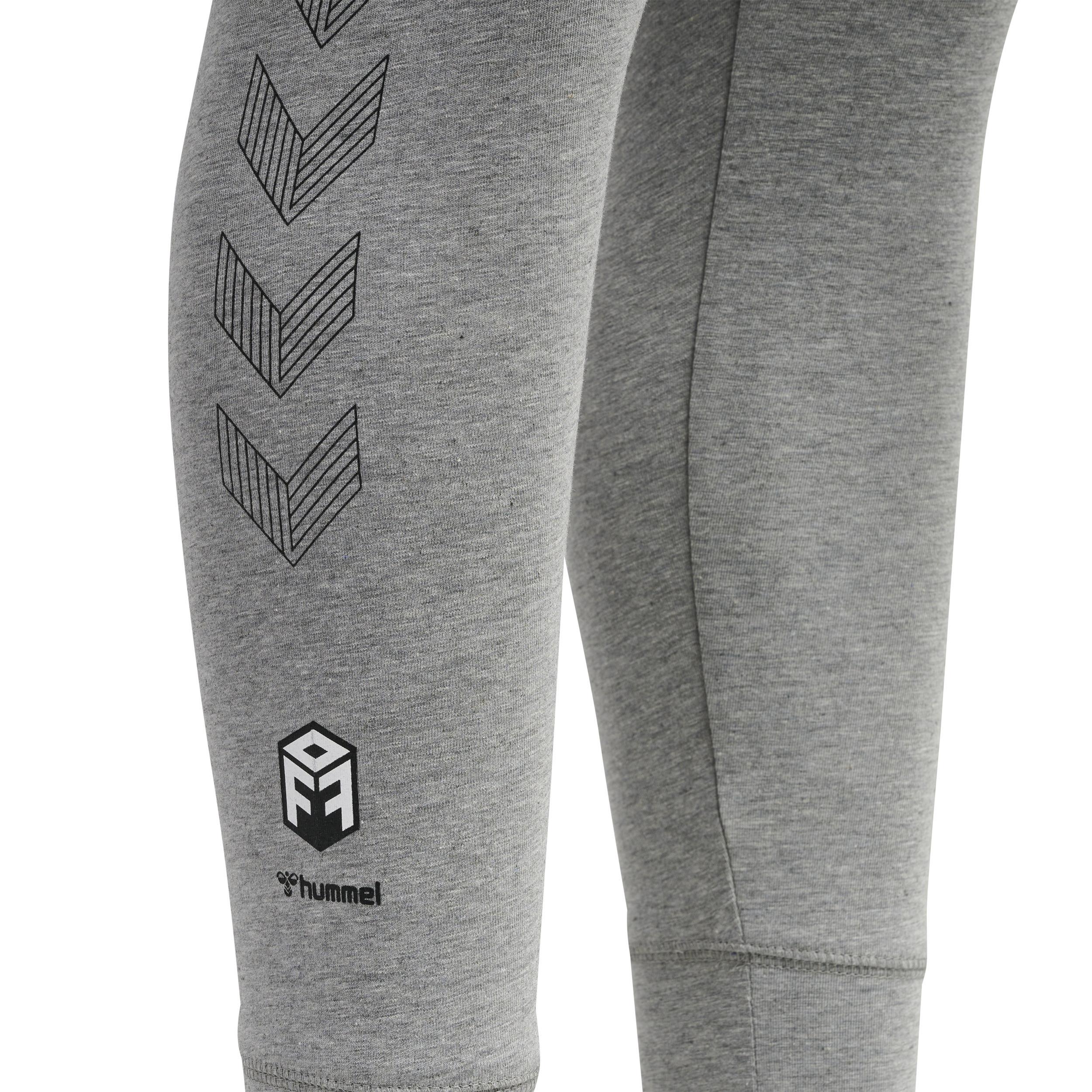 Hummel leggings aus baumwolle, damen move grid