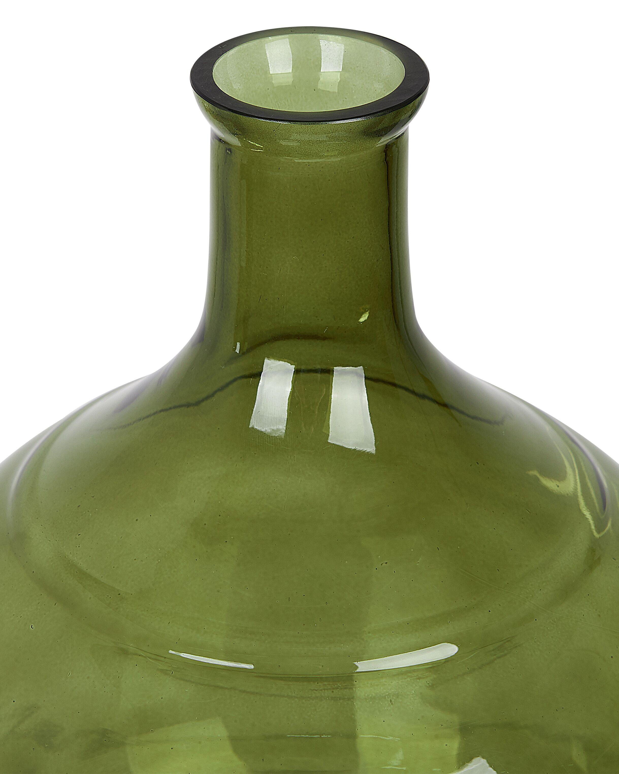Beliani Blumenvase aus Glas Modern ACHAAR