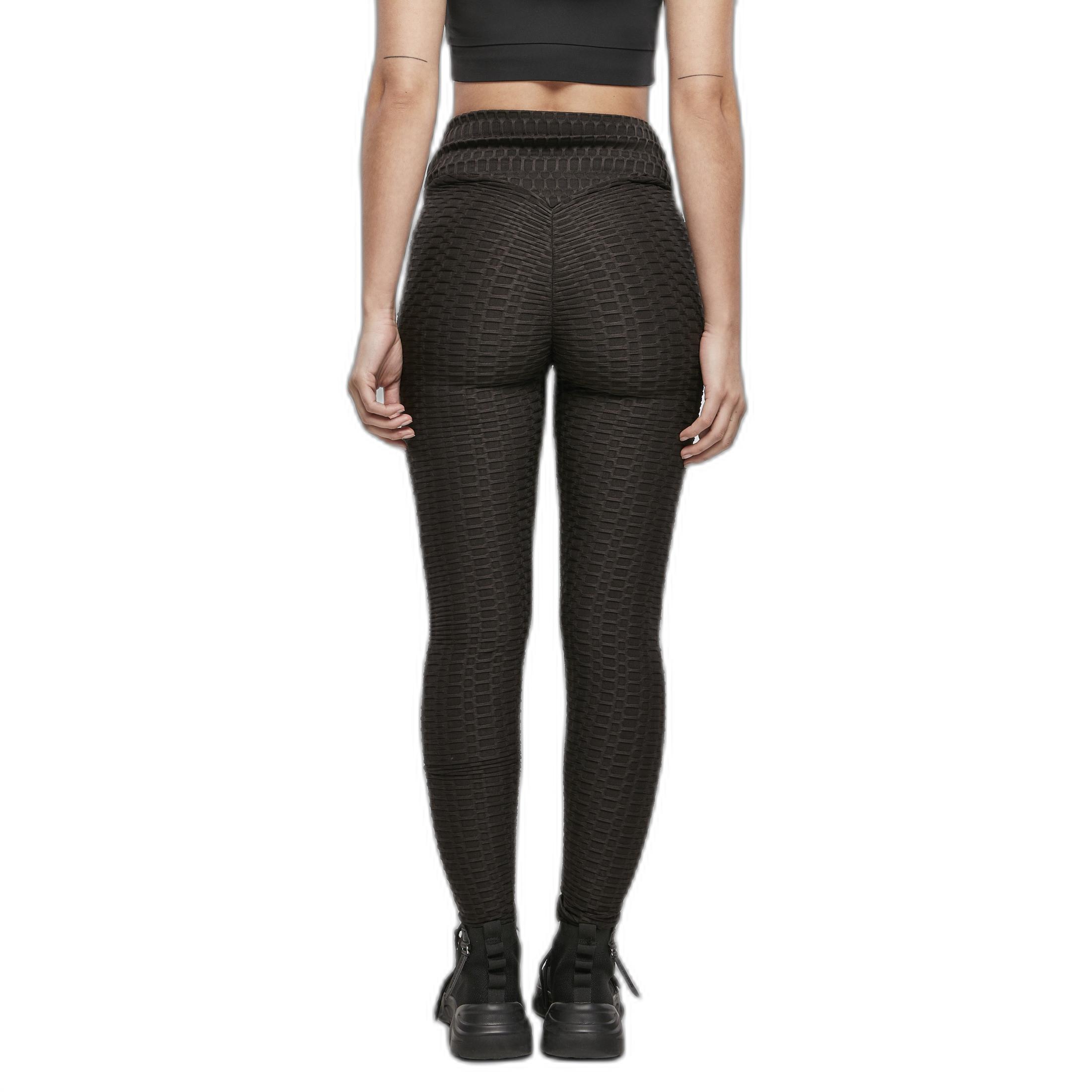 URBAN CLASSICS hochgechnittene legging für en urban claic honeycomb