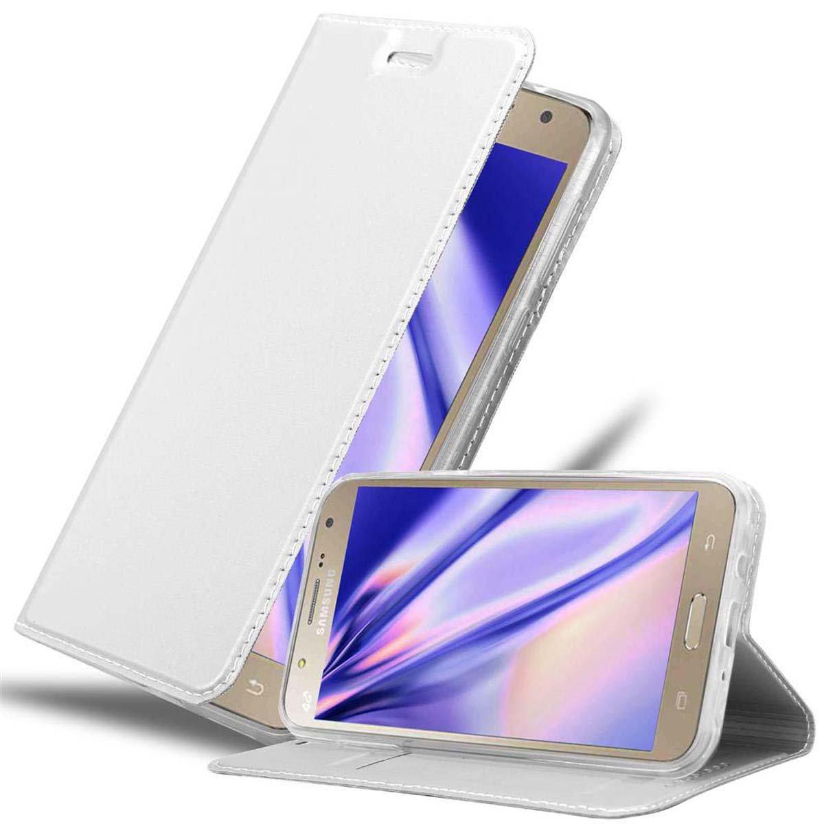 Cadorabo Hülle für Samsung Galaxy J7 2015 Magnetverschluss, Kartenfach