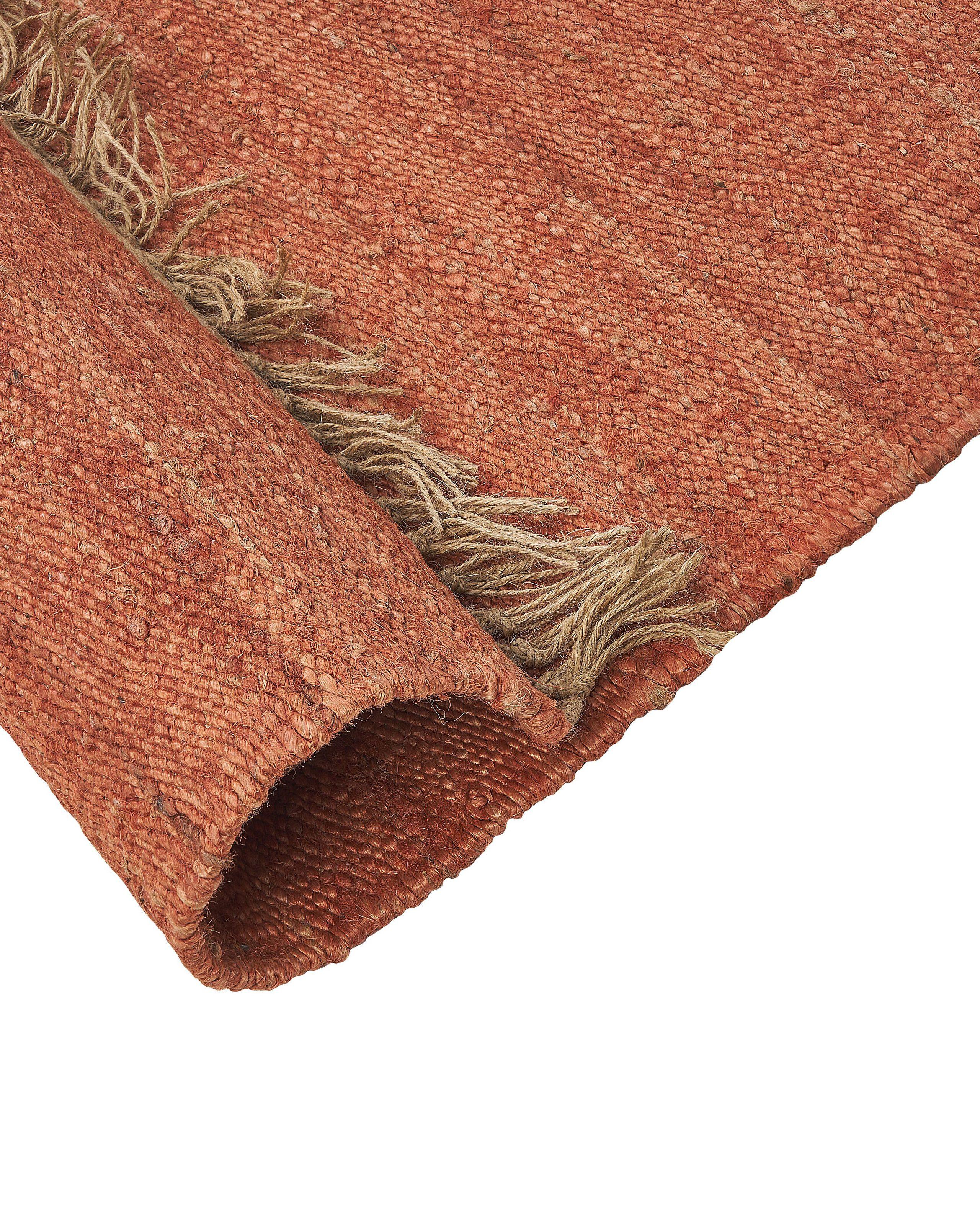 Beliani Teppich aus Jute Boho LUNIA