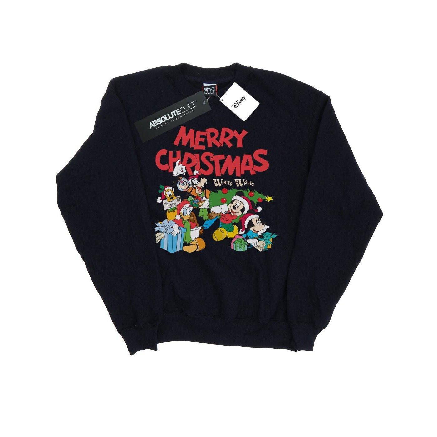 Disney Mickey Mouse And FriendsWinter Wishes Sweatshirt
