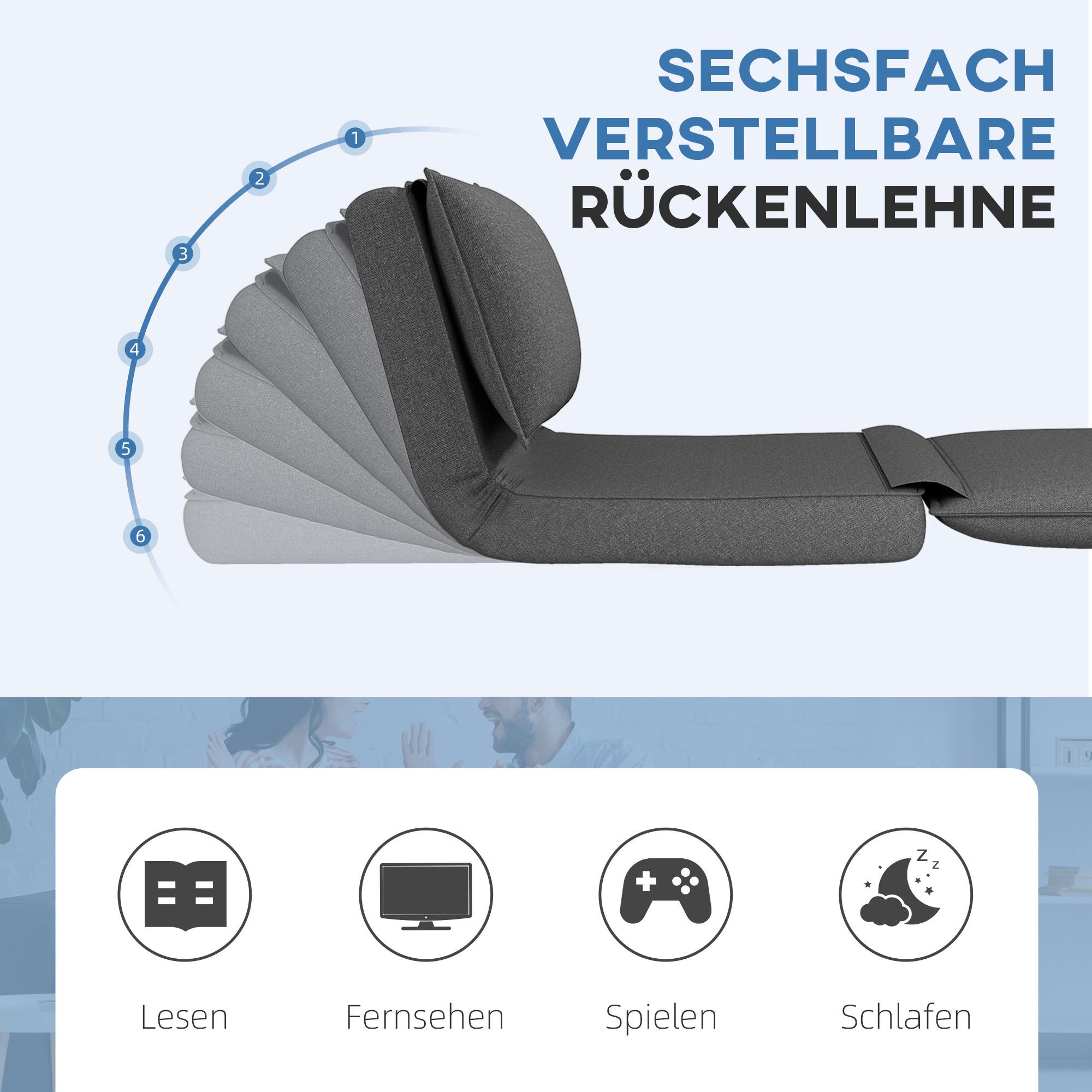 HOMCOM Bodensofa