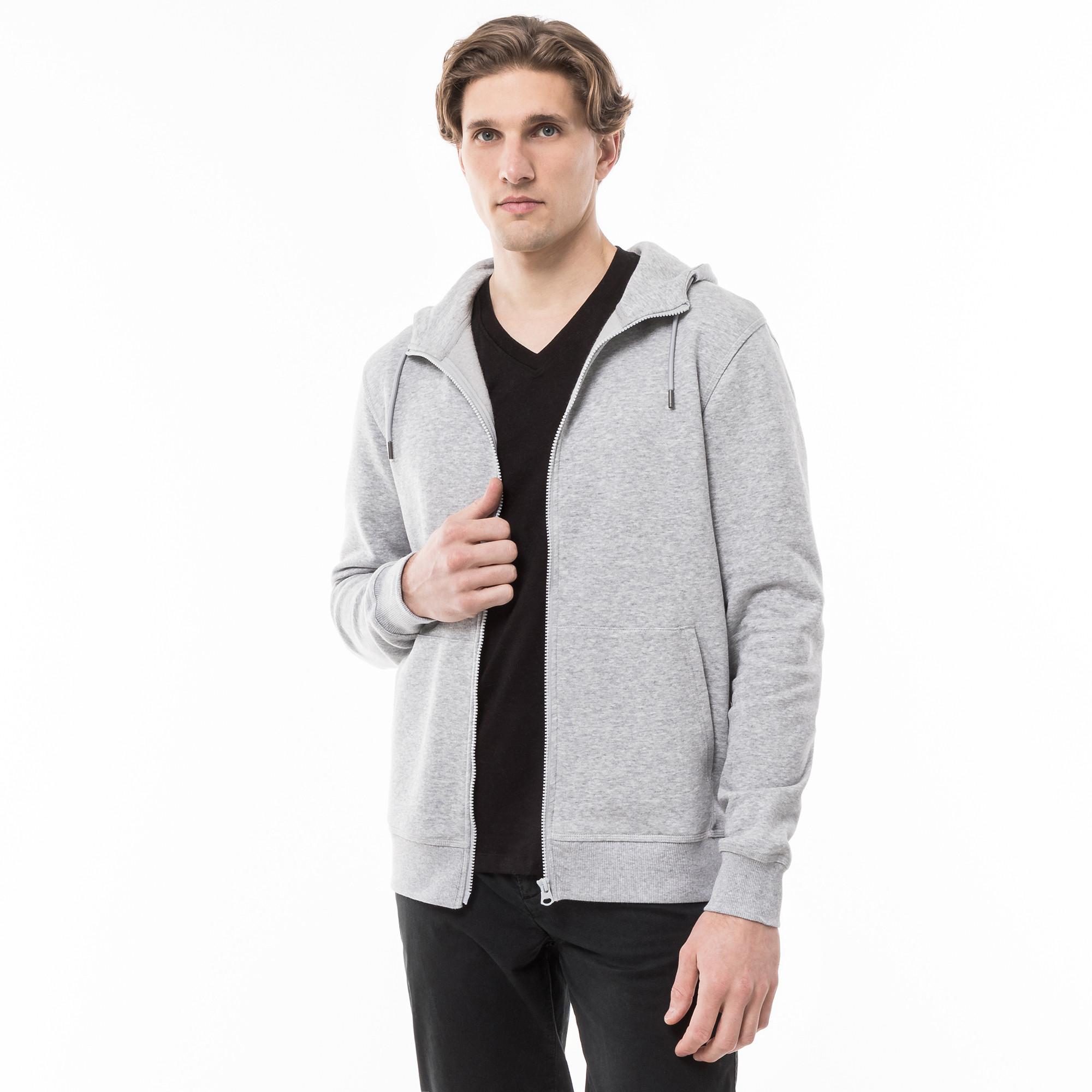Manor Man Sweatjacke mit Kapuze