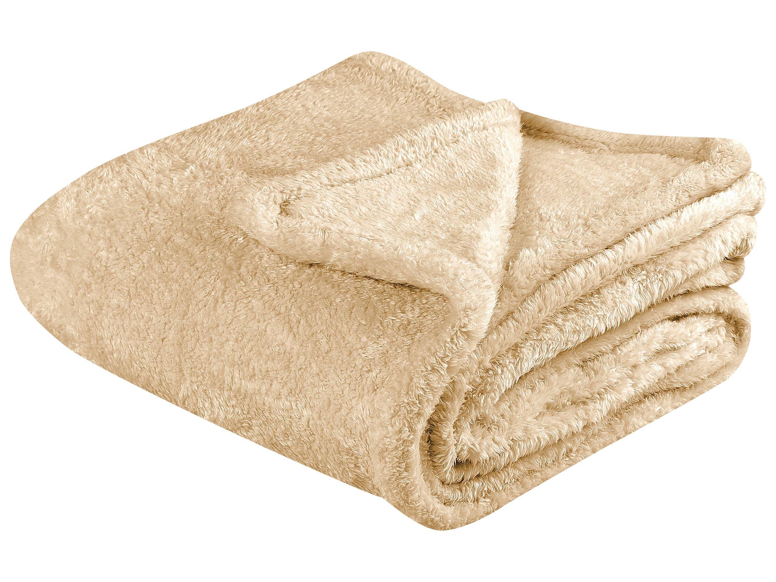 Beliani Kuscheldecke aus Polyester Klassisch NAMDU