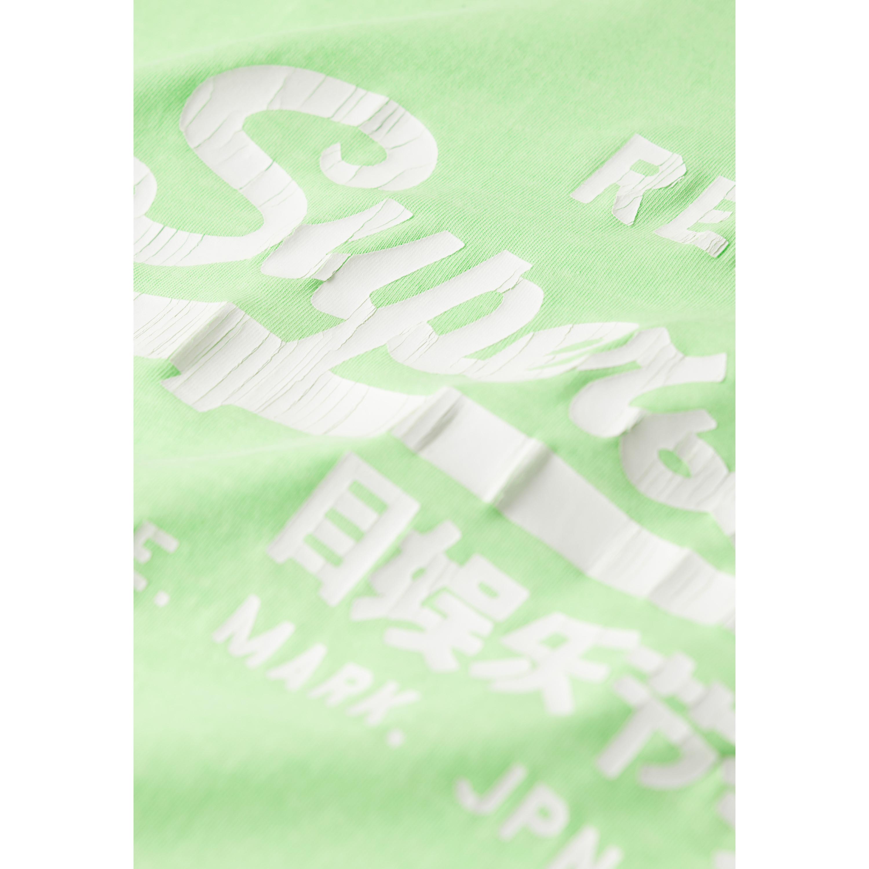 Superdry Eng Anliegendes Neonmotiv T-Shirt