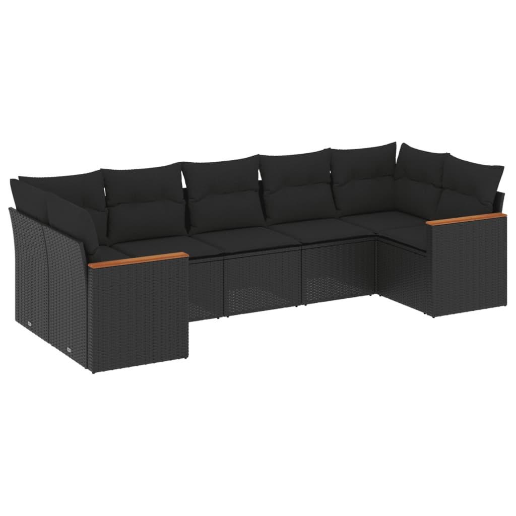 VidaXL Garten sofagarnitur poly-rattan