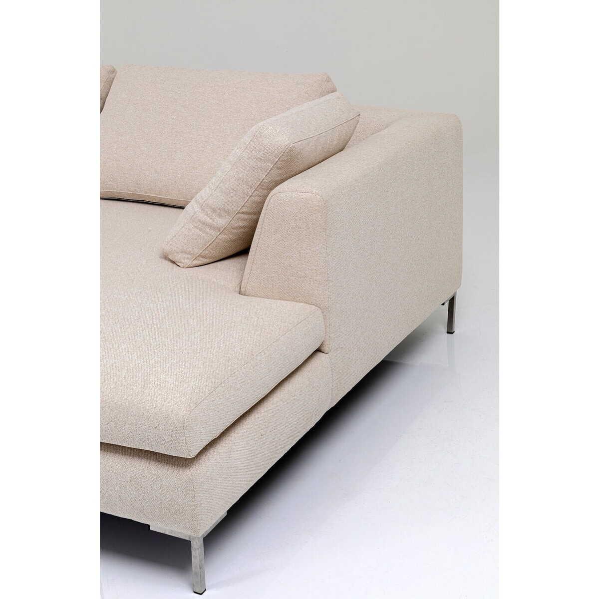 KARE Design Ecksofa Gianni Creme Rechts