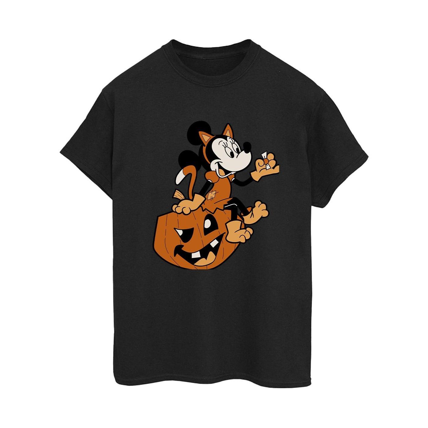 MICKEY MOUSE Minnie Mouse Halloween Kürbis Grafikdruck T-Shirt