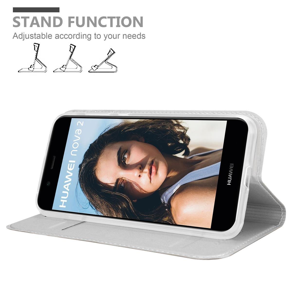 Cadorabo Hülle für Huawei NOVA 2 Magnetverschluss, Kartenfach