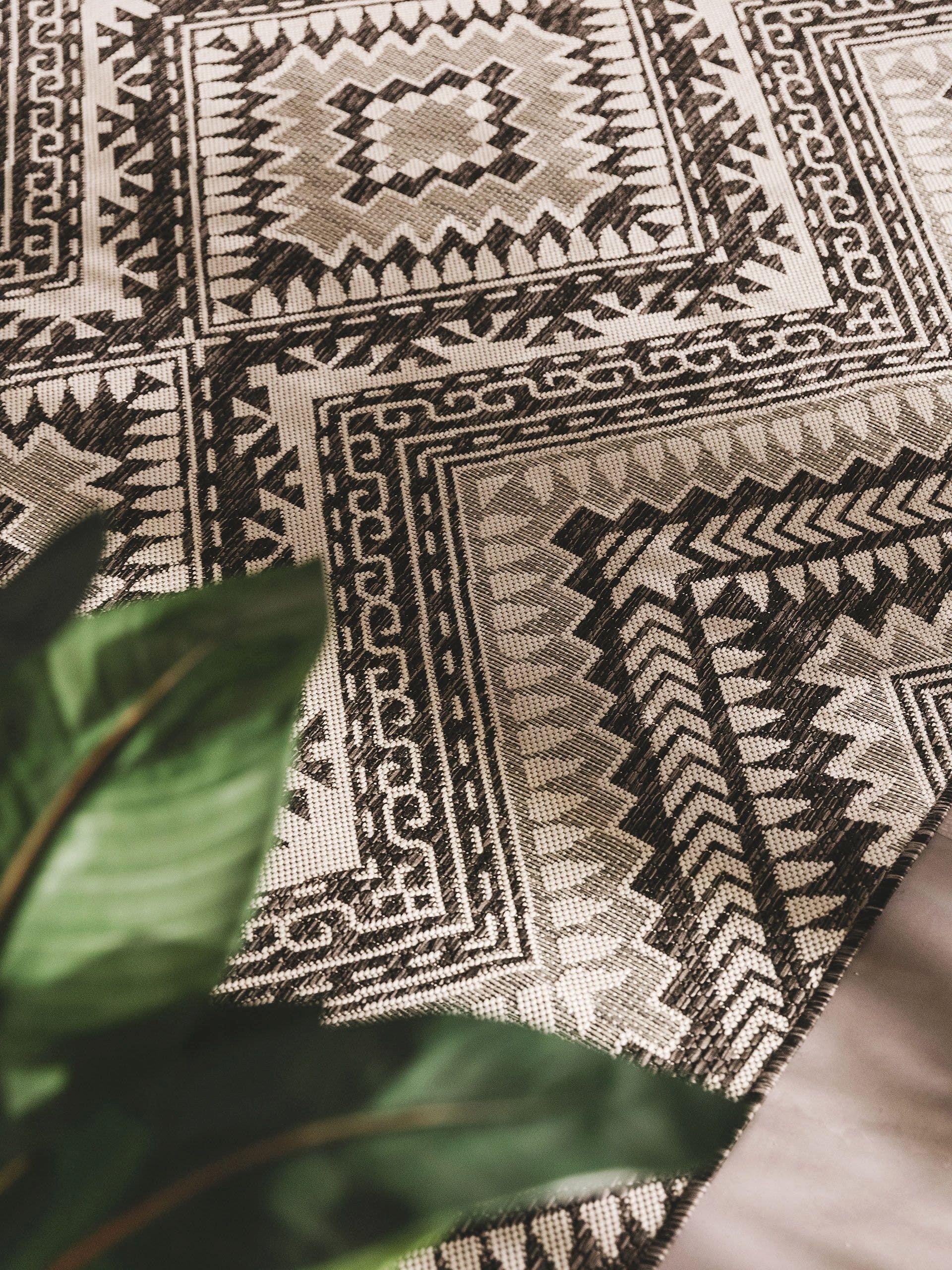 Benuta In- & Outdoor-Teppich Cleo Schwarz