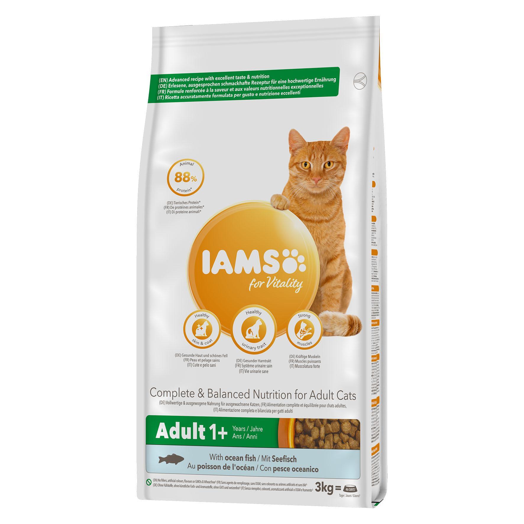 IAMS Vitality Adult Ocean Fish, 3kg
