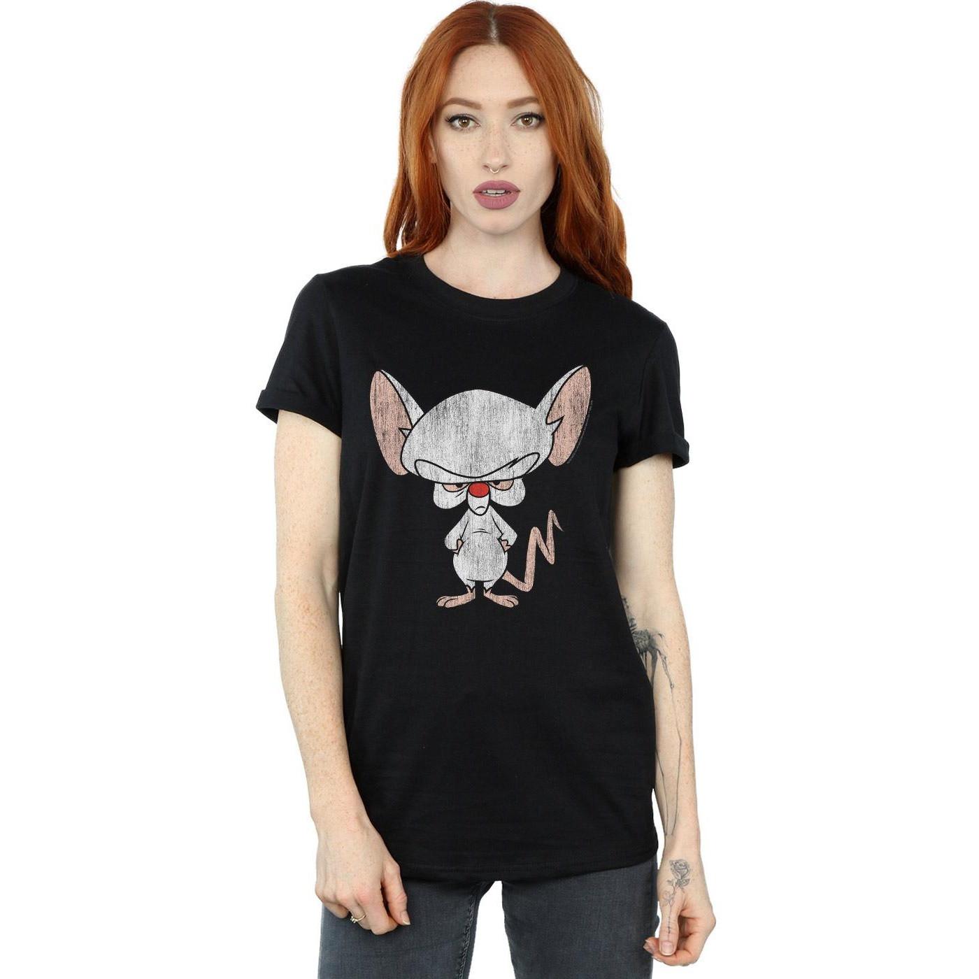 Animaniacs Pinky Boyfriend Fit T-Shirt