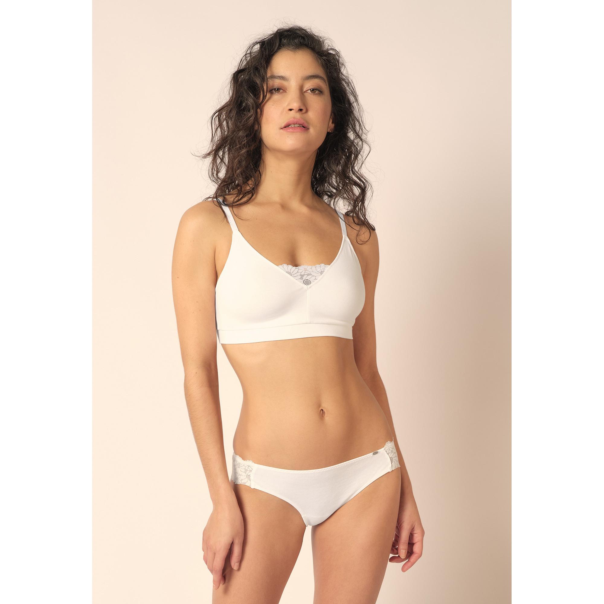 Skiny CottonLace Essentials Bügel-BH, wattiert