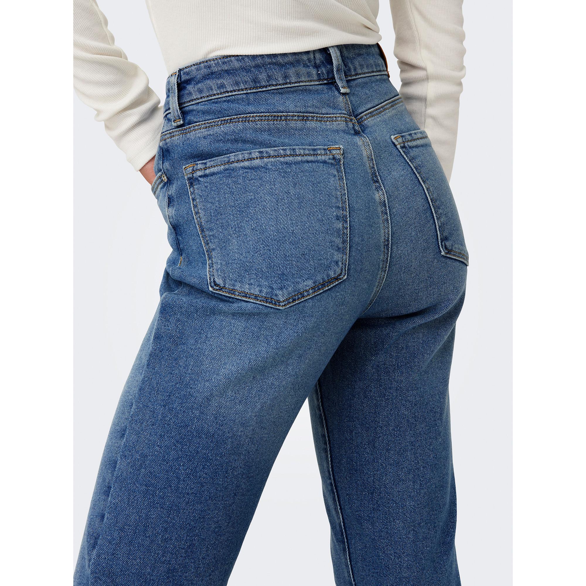 ONLY High Waist Straight Leg Jeans