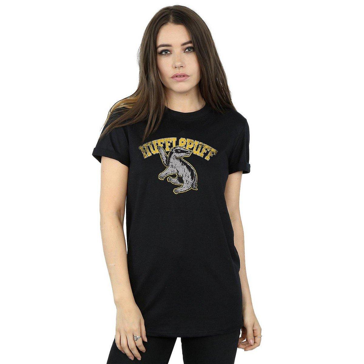 Harry Potter Hufflepuff Emblem Boyfriend Fit T-Shirt
