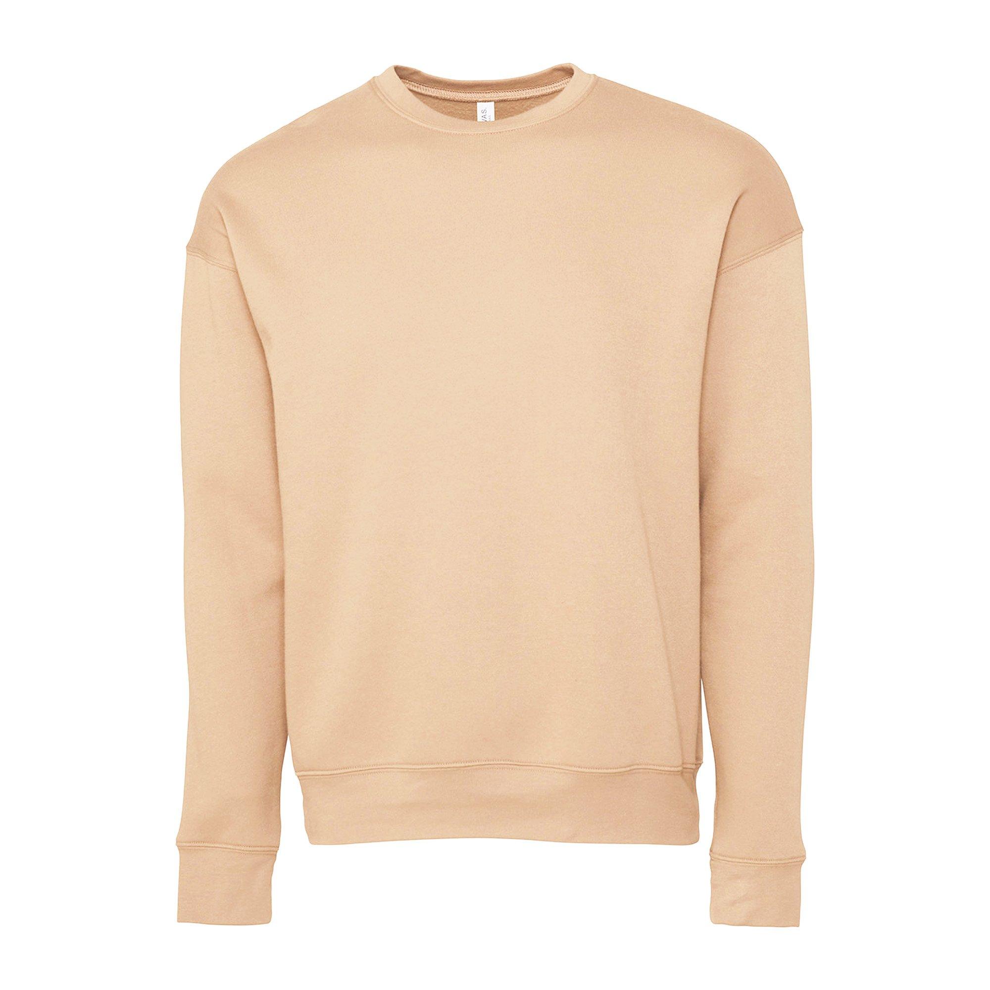 Bella + Canvas Classic Sweatshirt, Überschnittene Schulter