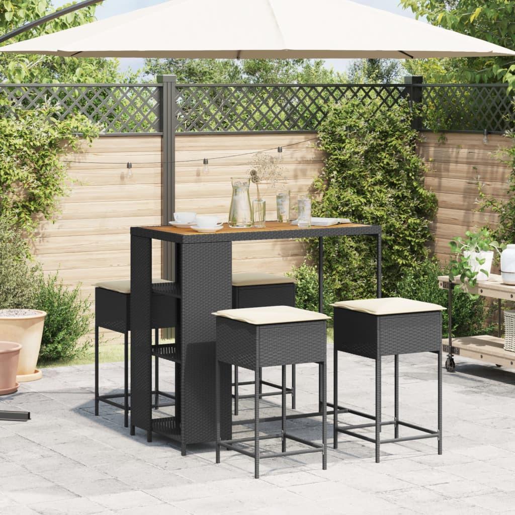 VidaXL Gartenbar set poly-rattan