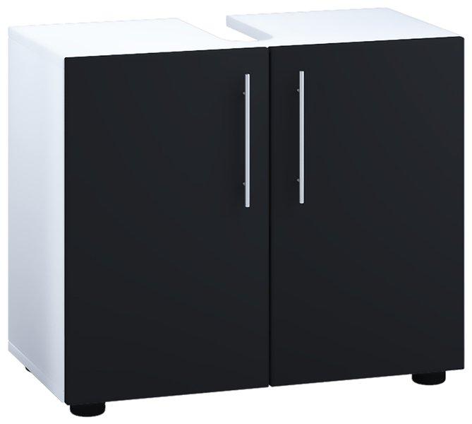 VCM Badmöbel Badunterschrank Waschbeckenunterschrank Badezimmer Flandu ll Drehtüren