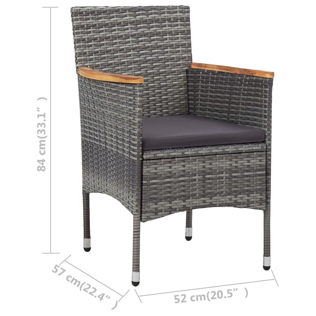VidaXL Garten-essgruppe poly-rattan