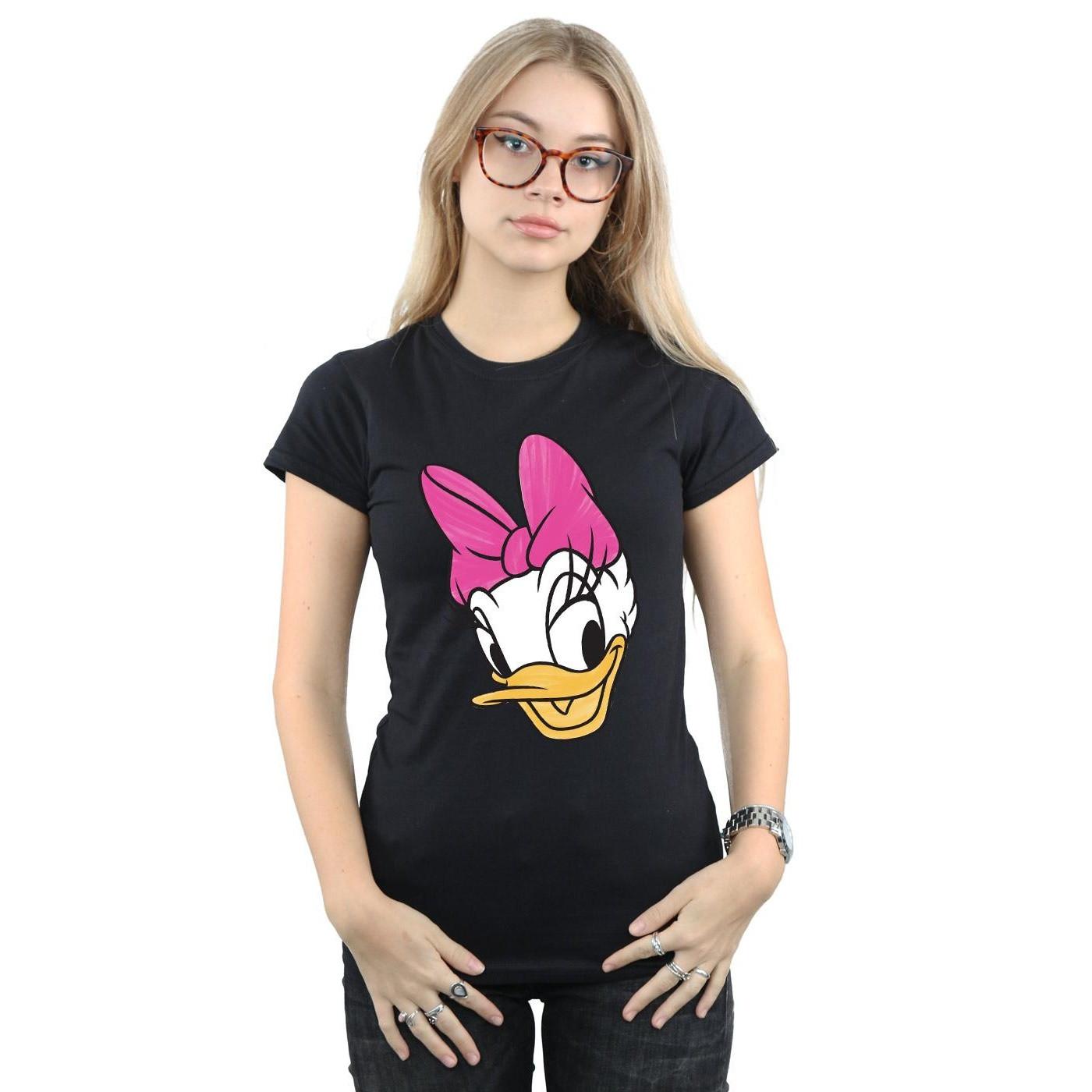 Disney Daisy Duck Face Print T-Shirt