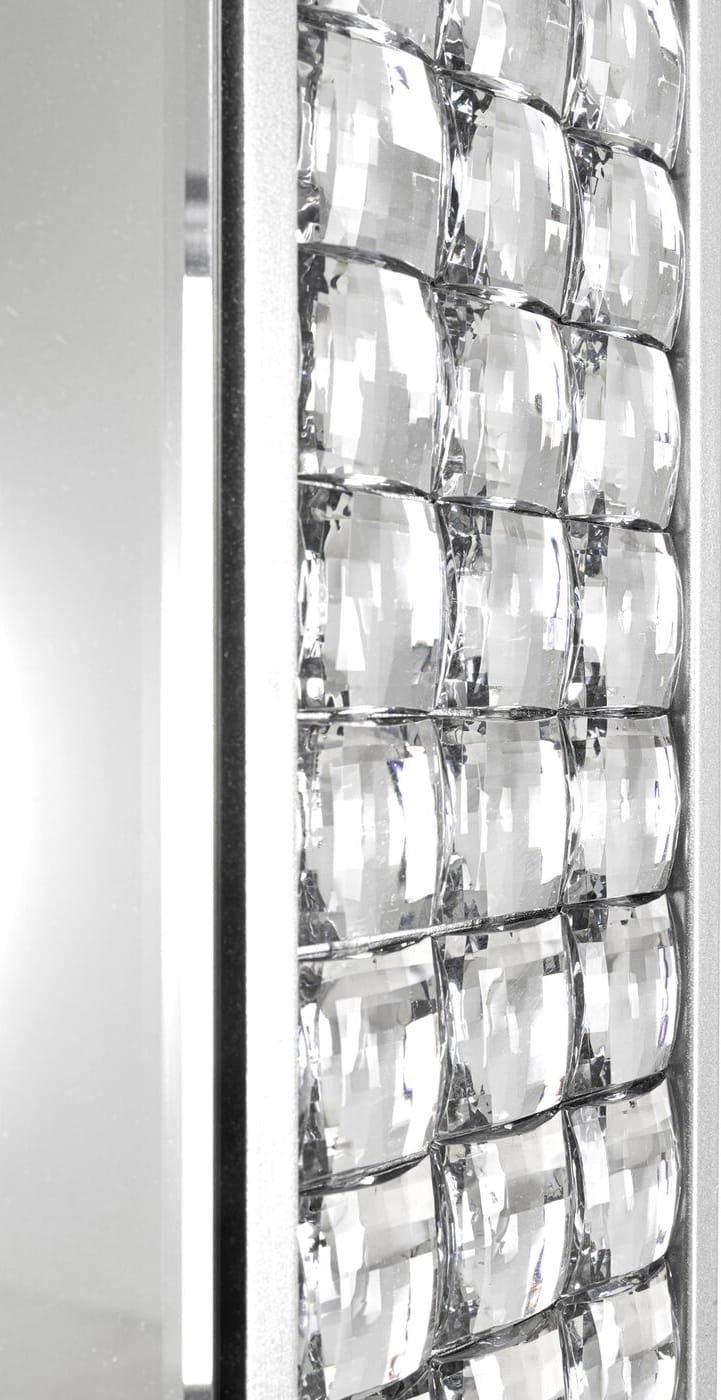 KARE Design Wandspiegel Crystals silber 80x180