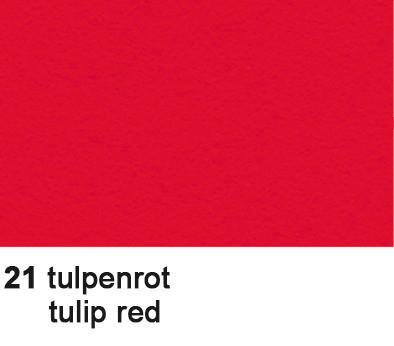 Ursus URSUS Tonzeichenpapier A4 2174621 130g. tulpenrot 100 Blatt