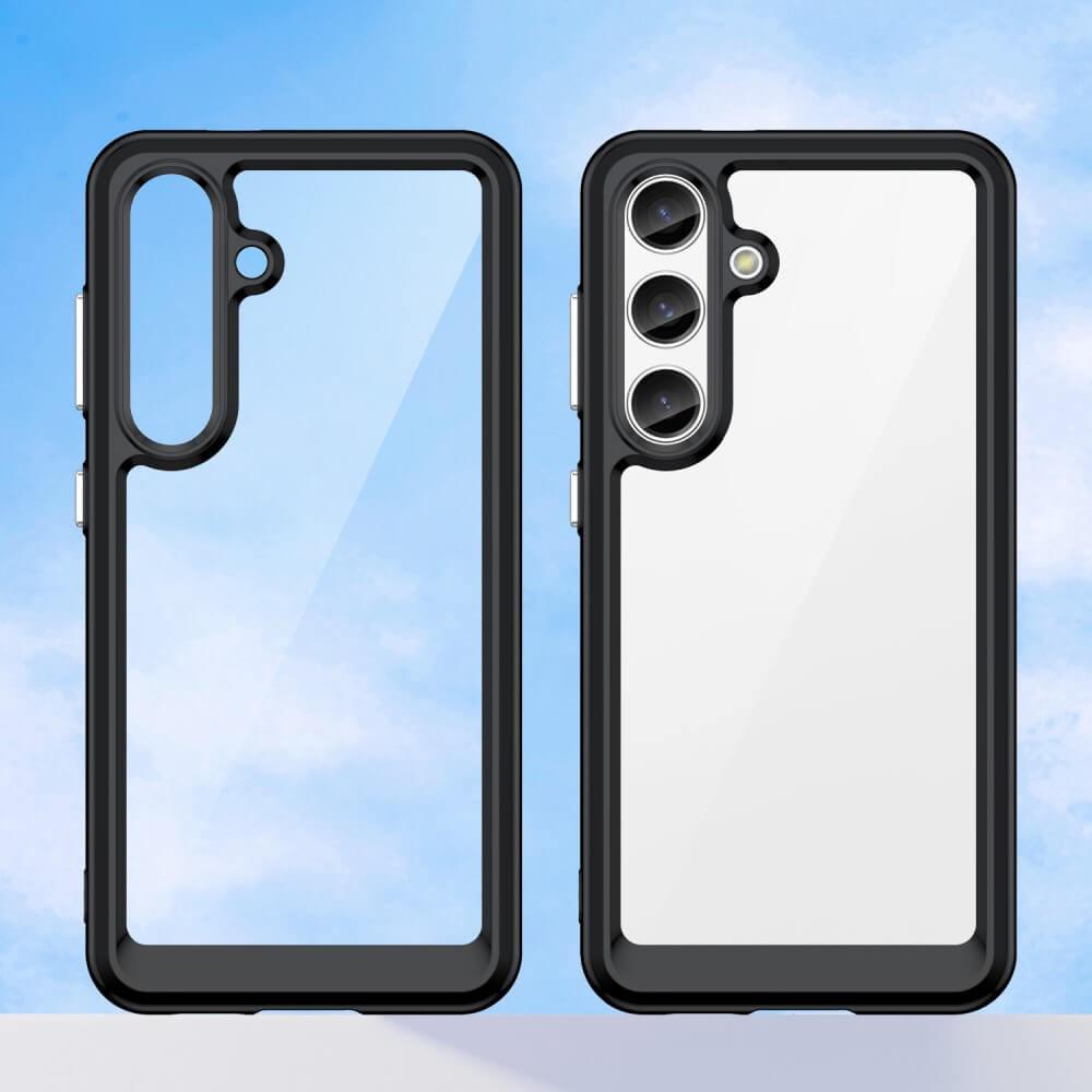 Cover-Discount Galaxy S25+ Plus - Schützende Acryl-Handyhülle mit erhöhtem Rand