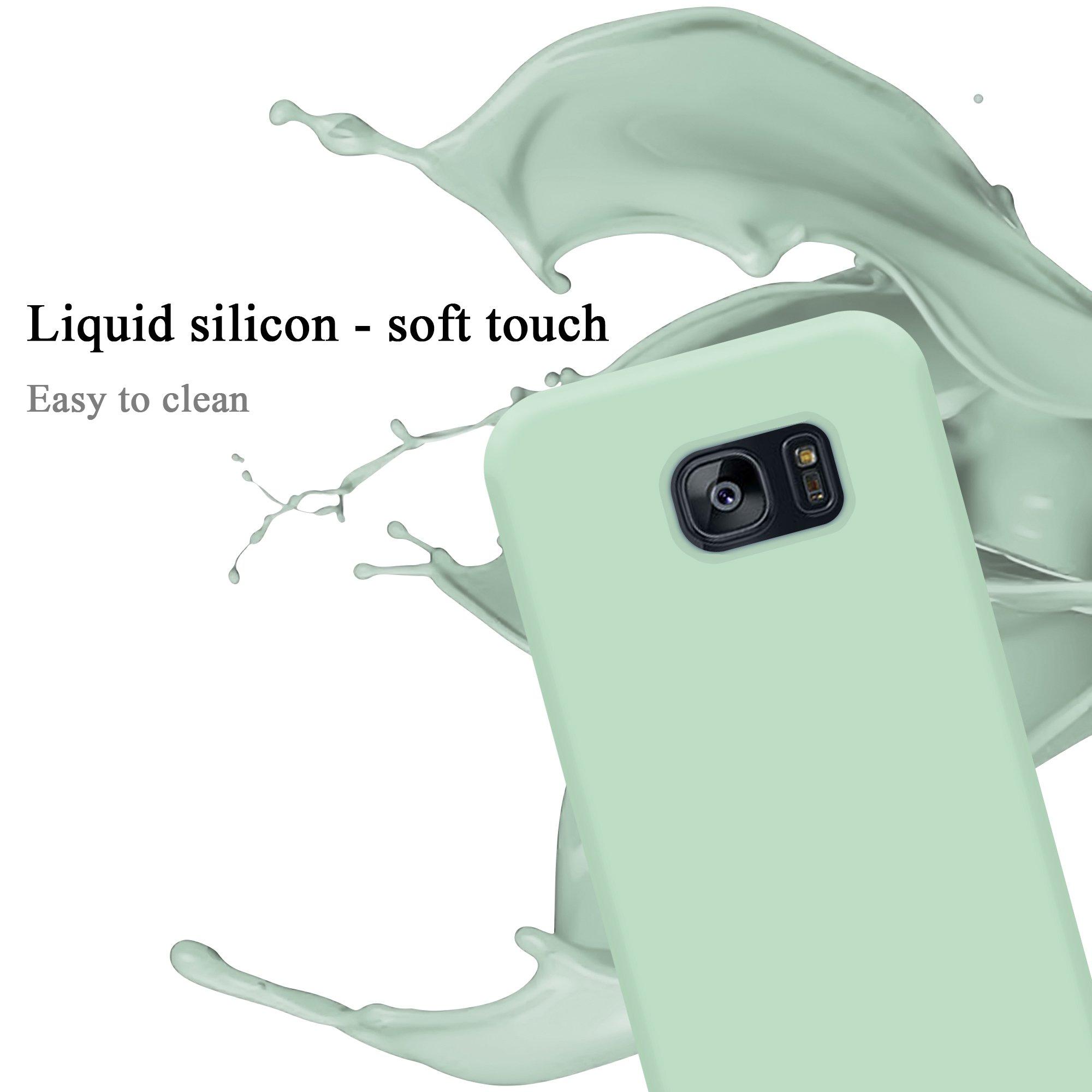 Cadorabo Hülle für Samsung Galaxy S7 EDGE TPU Silikon Liquid