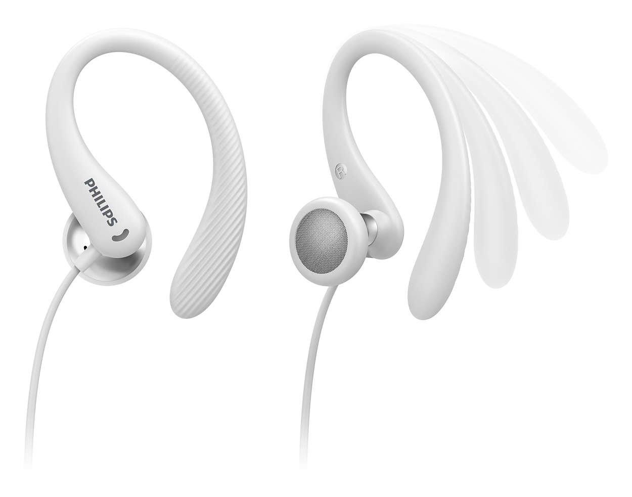 PHILIPS Philips TAA1105WT00 Kopfhörer & Headset Kabelgebunden Ohrbügel, im Ohr Sport Weiß