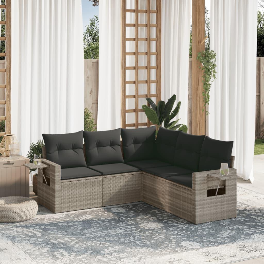 VidaXL Garten sofagarnitur poly-rattan
