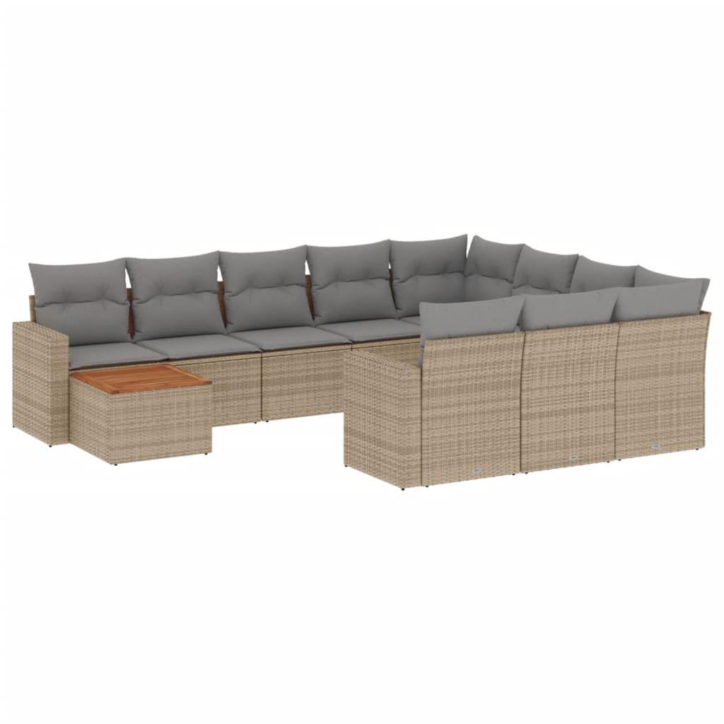 VidaXL Garten sofagarnitur poly-rattan