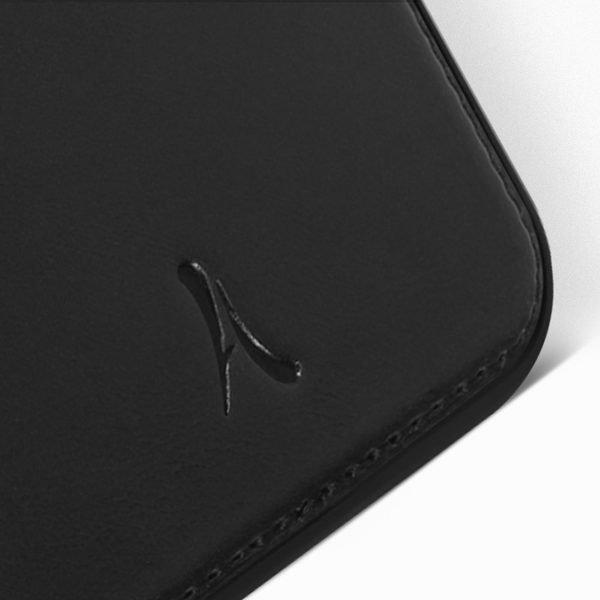 Akashi Akashi Lederhülle iPhone 13 Pro Schwarz