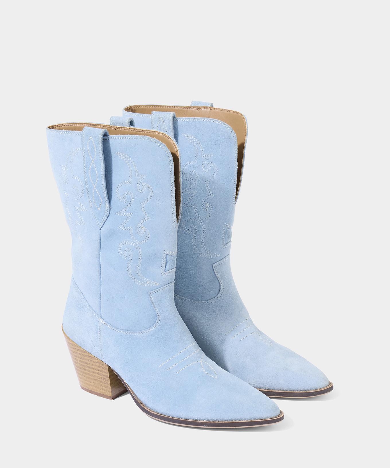 Joe Browns Western-Stiefel aus Wildleder mit Nahtdetail