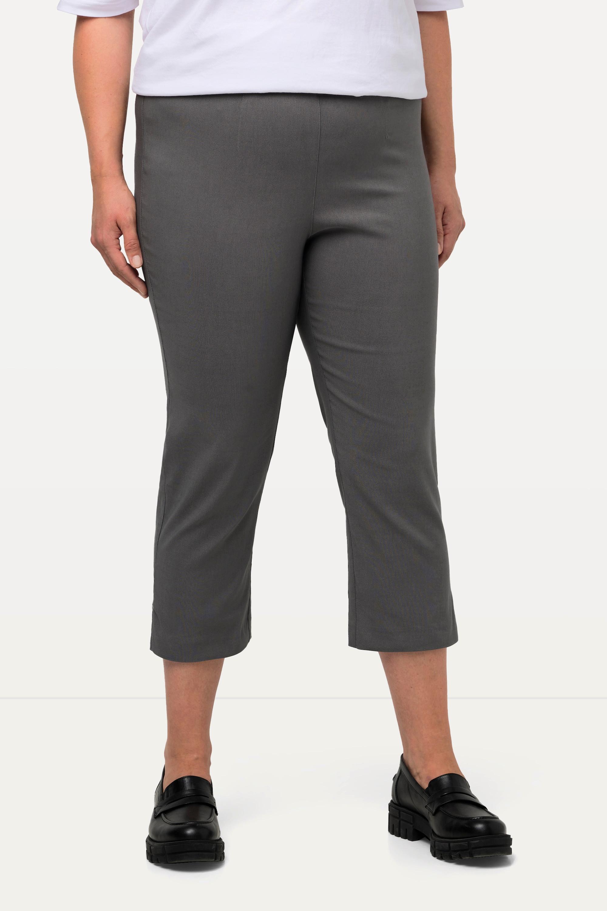 Ulla Popken Bengalinhose wadenlang mit Elastikbund