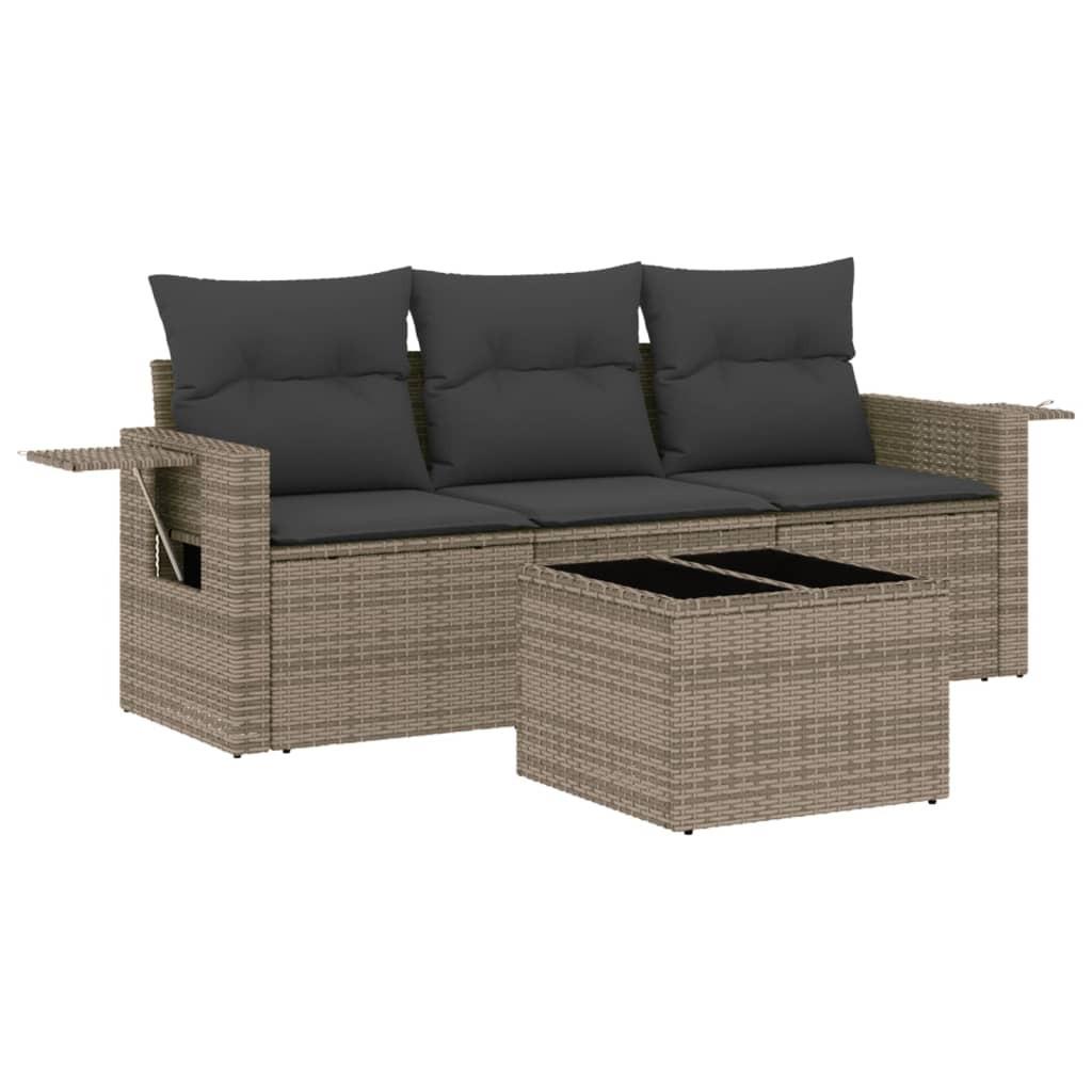 VidaXL Garten sofagarnitur poly-rattan